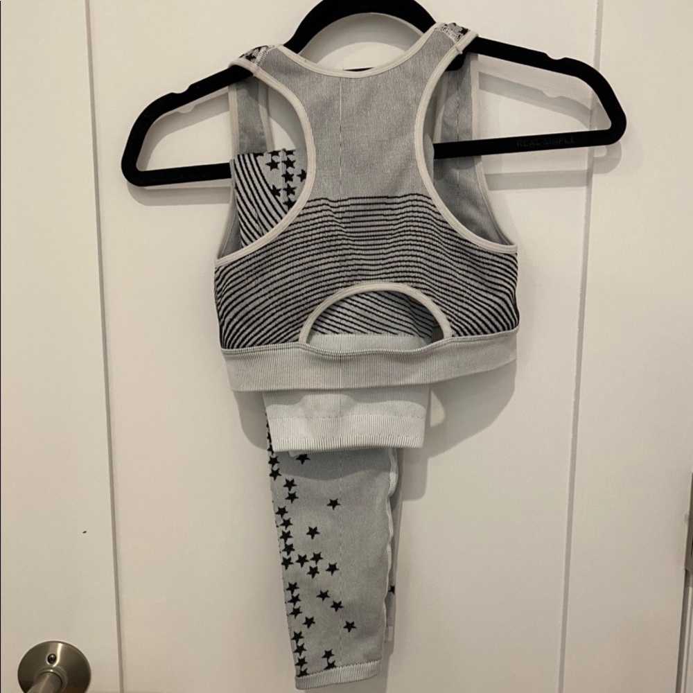 Fabletics Star Print Workout Set - image 4